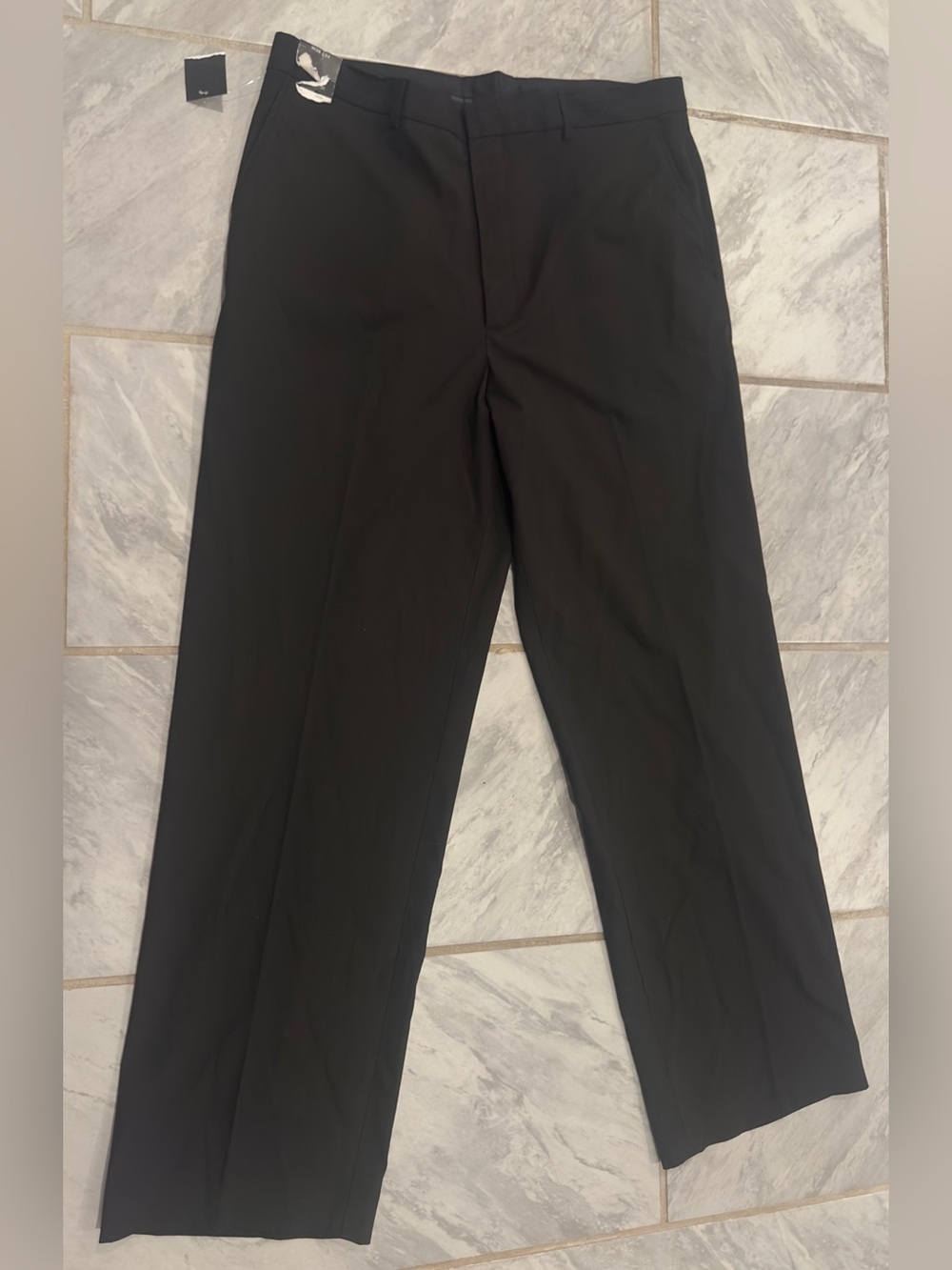 NWT Claiborne Mens Black Dress Pants Size 38Wx34L